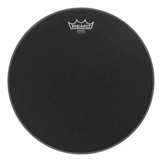 Remo 14" Emperor Black Suede