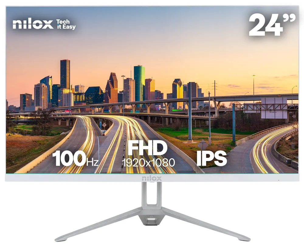 Monitor Nilox 23,8 Nxm24Fhd100W Ips 100Hz Branco