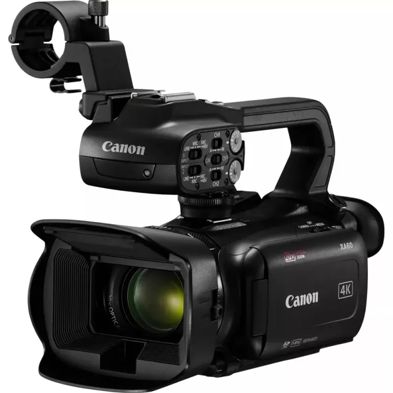 Profissional XA60 - 4K UHD/25P – MP4 até 150 Mbps e XF-AVC até 160 Mbps, Ecrã tátil de 3,5"
