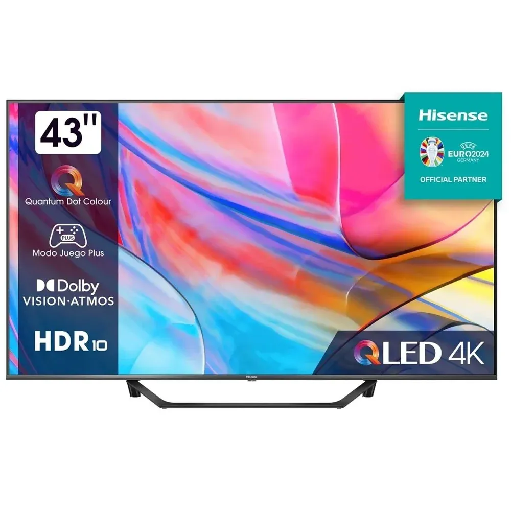 Televisão Smart TV Hisense Série A7KQ (2023) 43" QLED 4K UHD