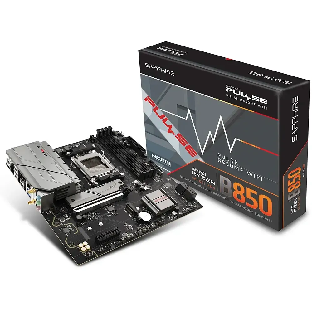 Motherboard Micro-ATX Sapphire Pulse B850M WiFi SktAM5