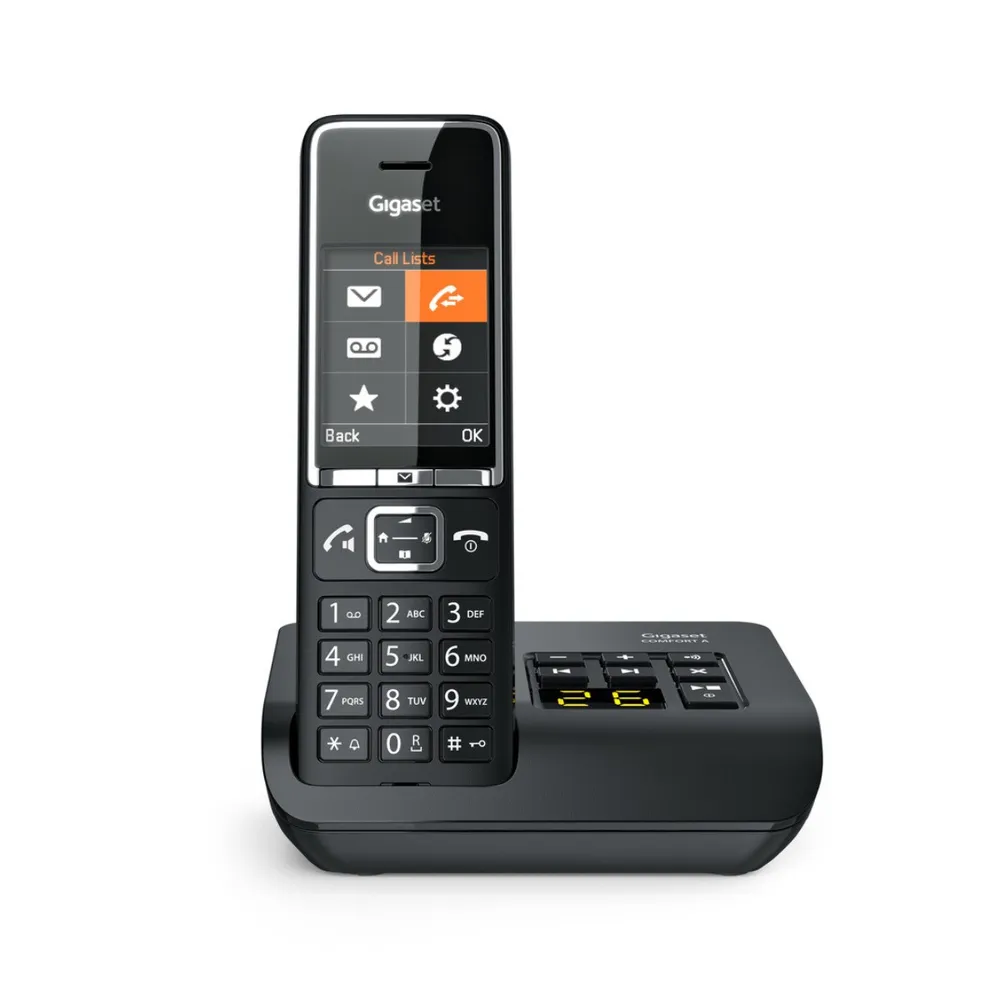 Telefone Fixo Sem Fios IP Gigaset Comfort 550A Preto