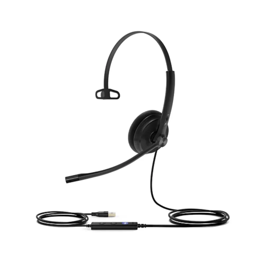 Headset Yealink UH34 Lite Mono USB-A Preto