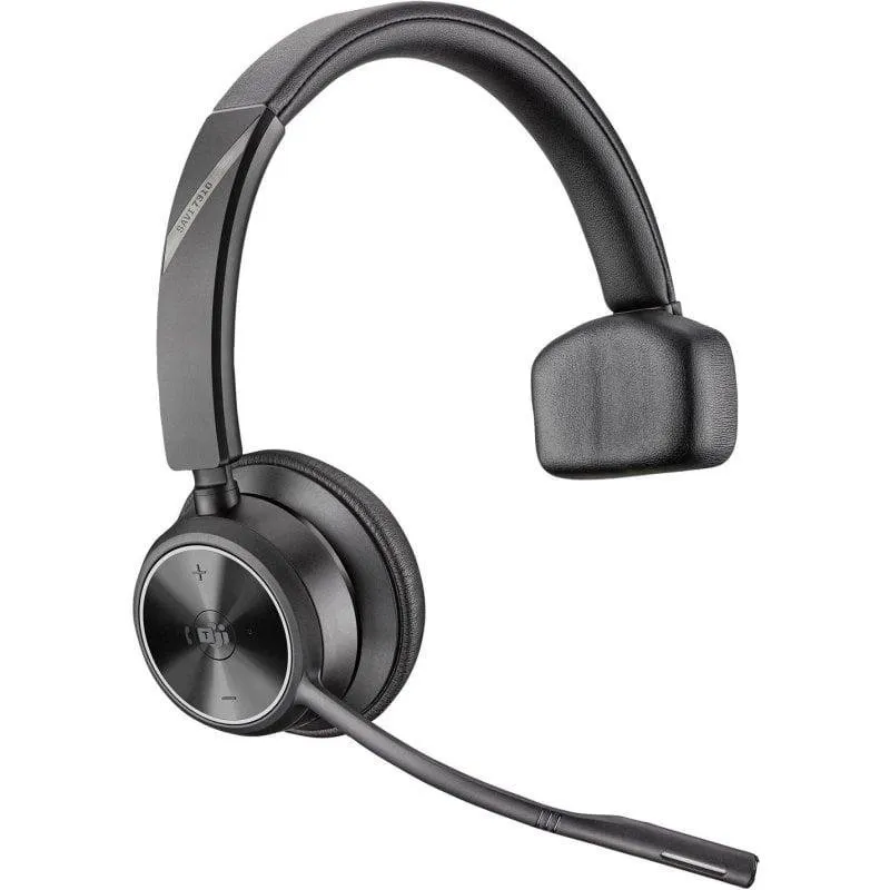 Auriculares Poly Savi 7310 sem fios DECT com cancelamento de ruído, microfone, preto