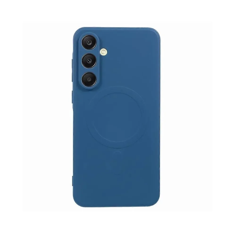 Capa Silicone com Magsafe Samsung Galaxy A57 Azul