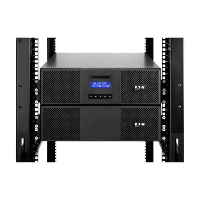 UPS Eaton 9E 11000i AC 230 V 10000W 11000VA 1 Fase RS-232 USB 6U 19" Preta