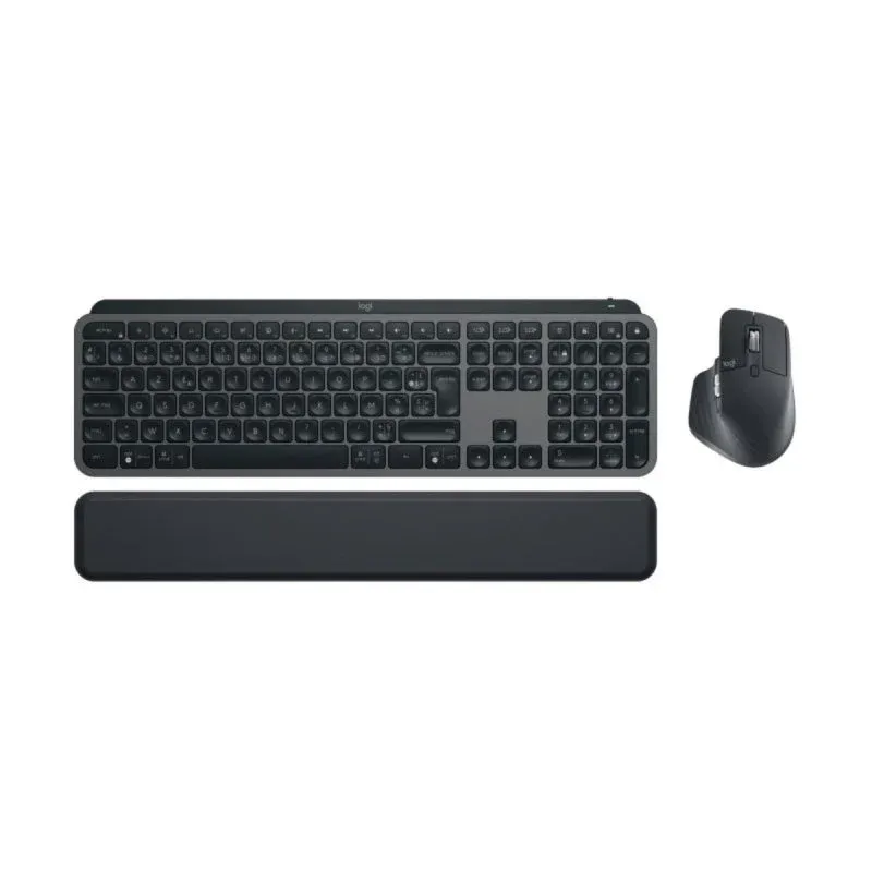 Teclado Logitech 920-011607 AZERTY LED Grafite Inalámbrico RF Wireless + Bluetooth