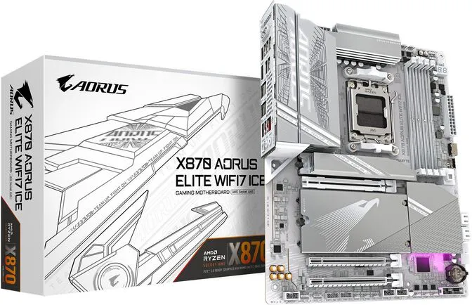 Motherboard Gigabyte X870 Aorus Elite ICE WiFi7
