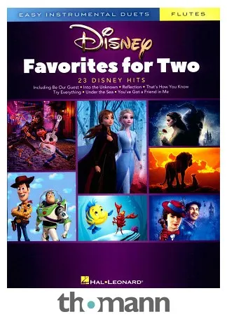 Hal Leonard Disney Favorites Two Flute