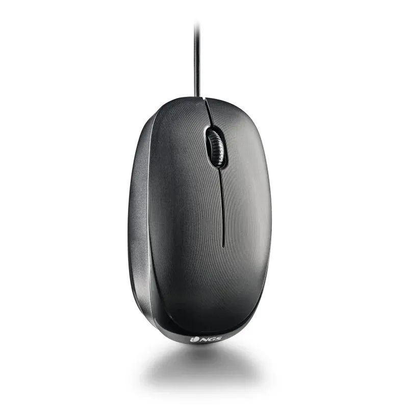 NGS Flame-C Rato USB-C Ambidestro Plug and Play Preto