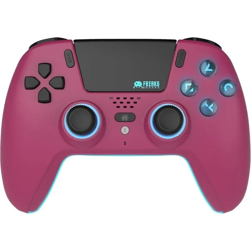 Mando de jogo Trade Invaders Cherry Red Bluetooth PS5 LED 12,5h