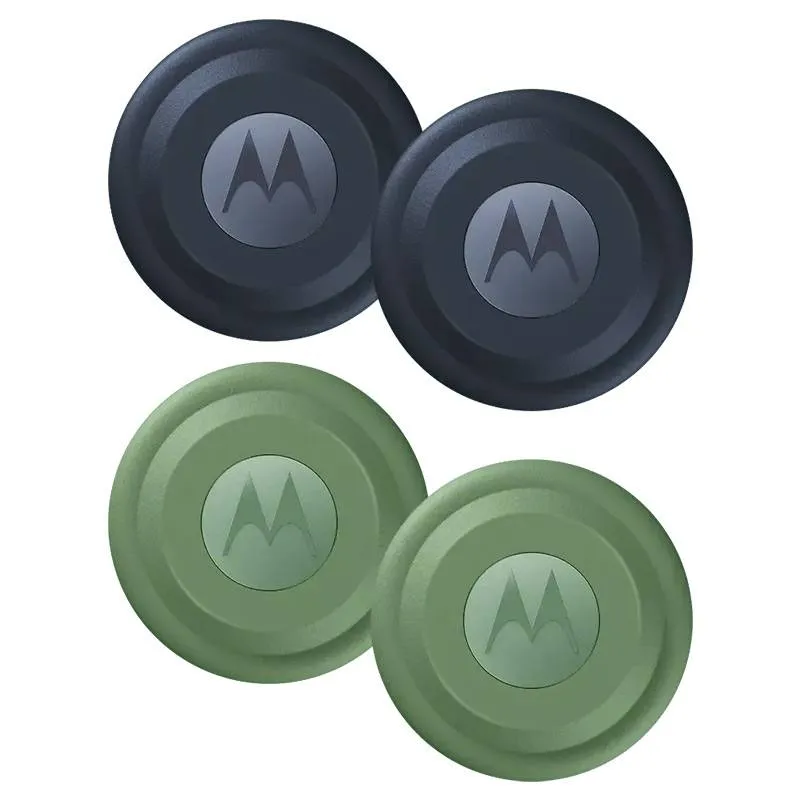 Localizador Motorola Moto Tag Starlight Blue/Jade Green - Pack de 4