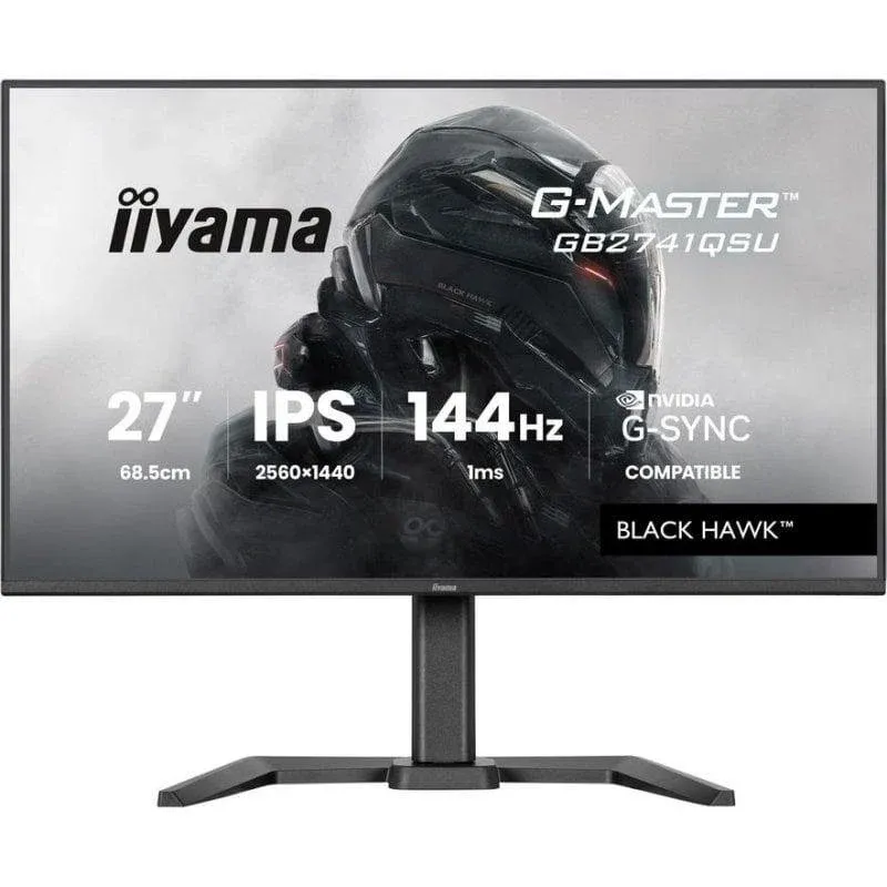 Monitor iiyama G-MASTER GB2741QSU-B1 27" QHD 144Hz IPS Altura Ajustável 1ms FreeSync Altifalantes