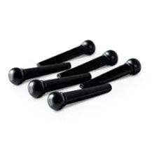 Pino Guitarra Folk Taylor Bridge Black Plastic 6 UN