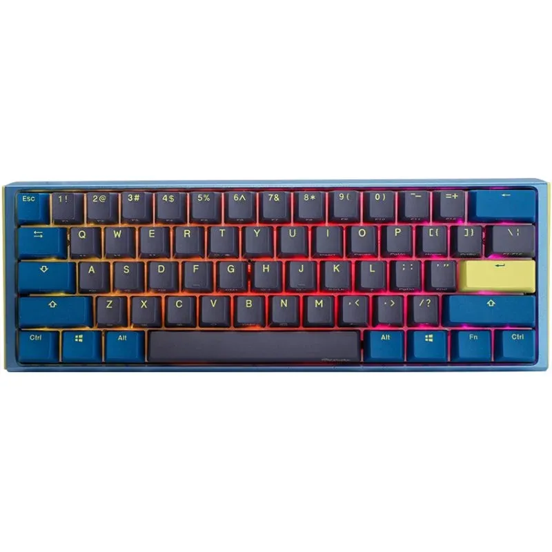 Ducky One 3 Daybreak Mini 60% Hot-Swappable MX-Red RGB PBT Teclado Mecânico