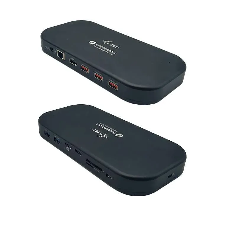 Docking Station i-tec Thunderbolt 3 2x Display 4K com alimentação até 60W - s/Carregador