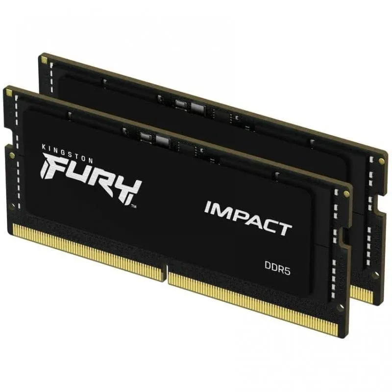 Memória RAM Kingston FURY Impact SO-DIMM DDR5 5600MHz 64GB 2x32GB CL40