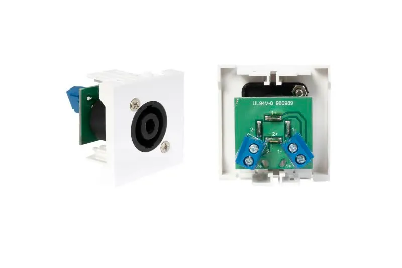 Conector Speakon 4 Pinos F. p/ 1 Painel Ligação - WP-38K