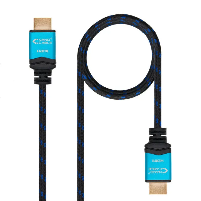 Cabo HDMI V2.0 4K@60Hz 18Gbps Nanocable A M/M 2 M Premium Preto