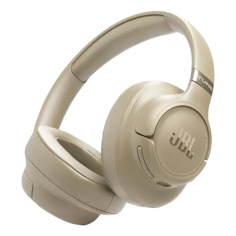 Auriculares JBL Tune 780NC sem fios Bluetooth com Cancelamento Adaptativo de Ruído Bege