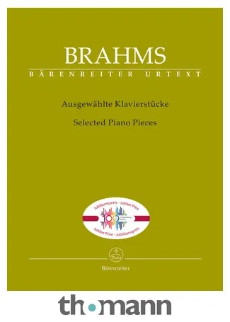 Bärenreiter Brahms Ausgewählte Klavier