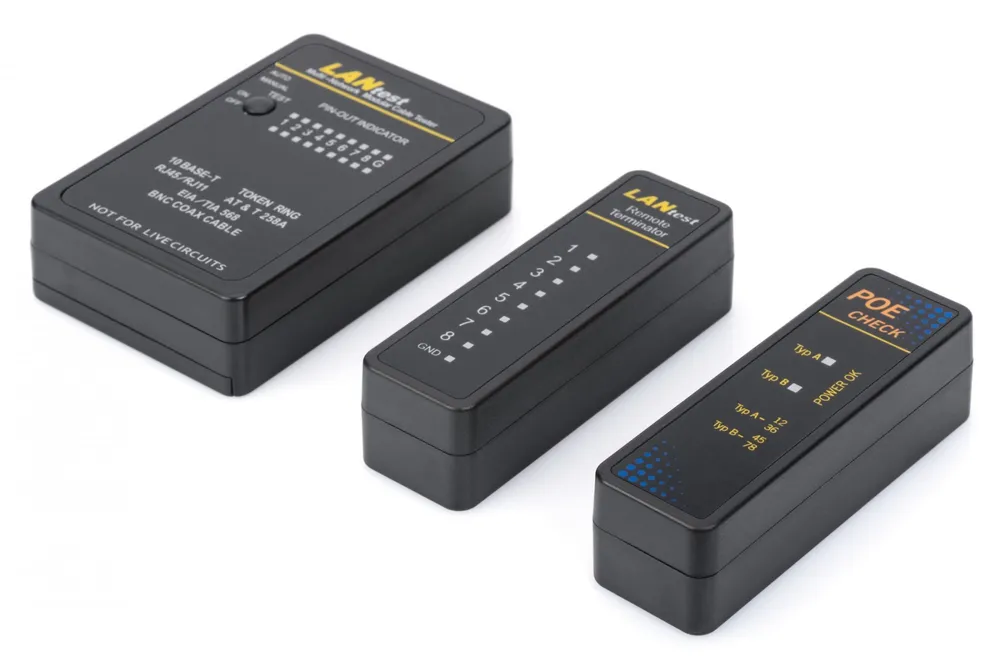 Digitus DN-14001-1 testador de cabo de rede Preto DN-14001-1