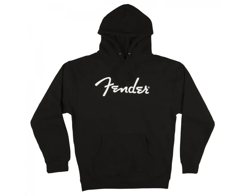 Fender Logo Hoodie, Black, M