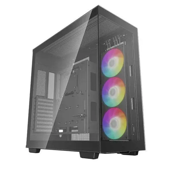 Caixa de Computador DeepCool CH780 ARGB Semitorre ATX Vidro Temperado USB-C Preta