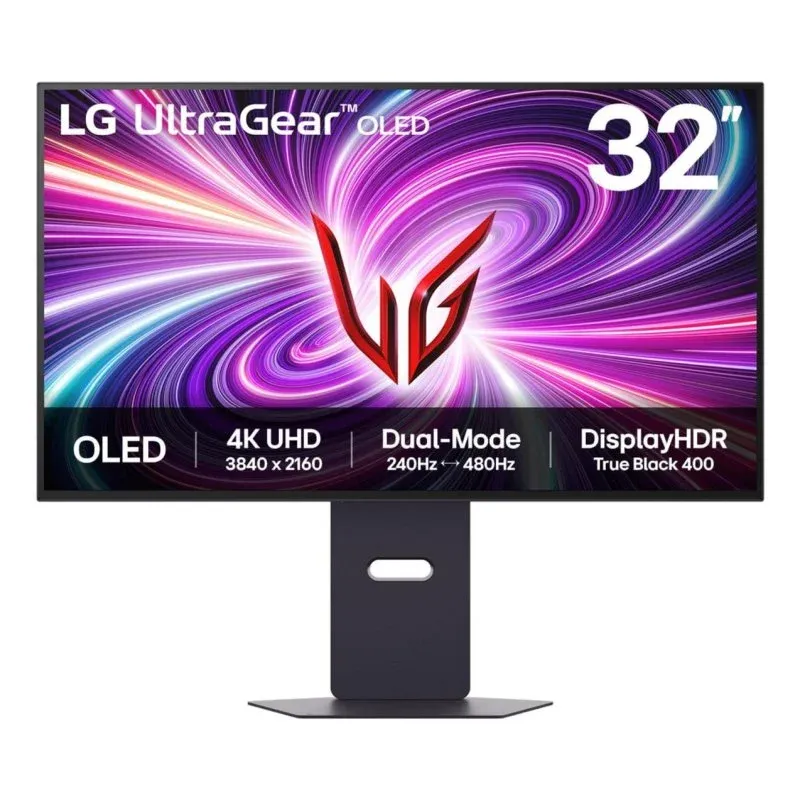 LG Ultragear 32GX870A-B Monitor 32" UltraHD 4K 480Hz OLED 0,03ms G-SYNC FreeSync HDR10