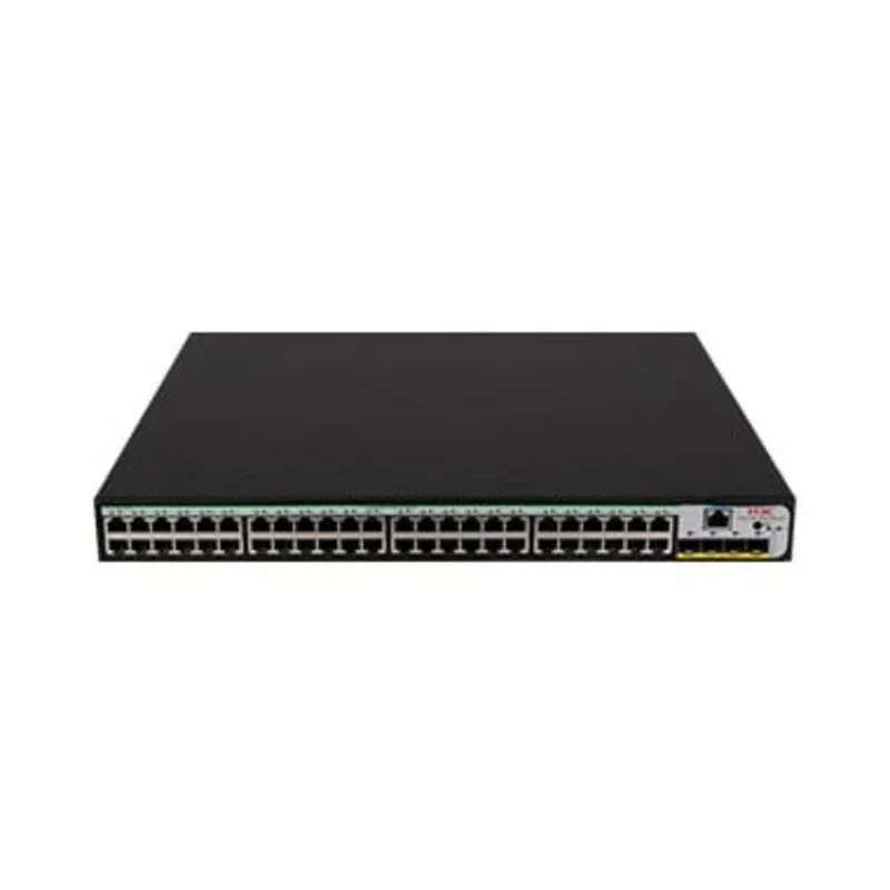 Switch H3C LS-5120V3-52P-PWR-LI-GL 48 portas Gigabit PoE+ L3 Rack Preto