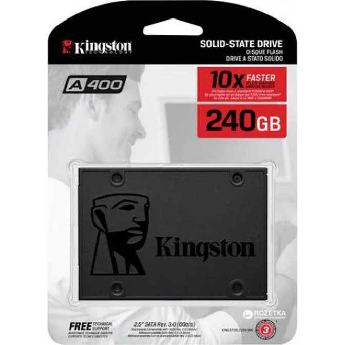 SSD Kingston A400 240GB SATA III (500/350MB/s)