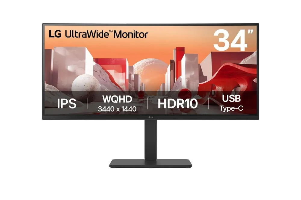 LG 34BA75QE-B monitor de ecrã 86,4 cm (34") 3440 x 1440 34BA75QE-B