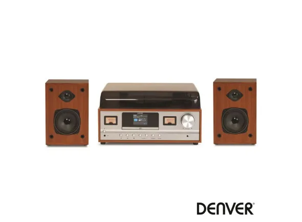 Denver 33/45/78RPM Vintage 2X5W Madeira Clara