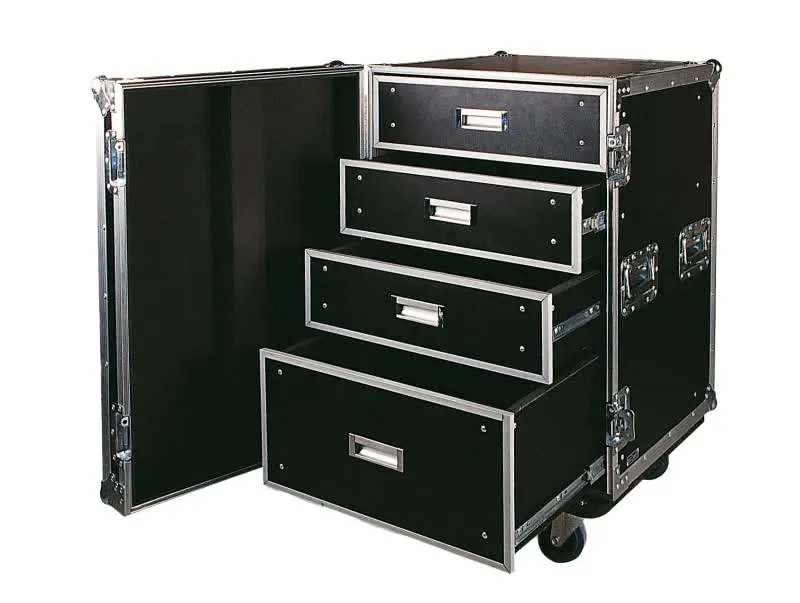 Móvel Transporte Rack 19 Anti Choque C/ 2 Tampas - FRC-261