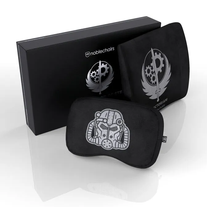 Set Almofadas noblechairs Memory Foam - Brotherhood of Steel Edition