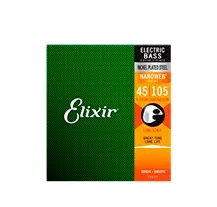 Jogo Cordas Baixo Elétrico Elixir 14077 Nanoweb Coated 045-105