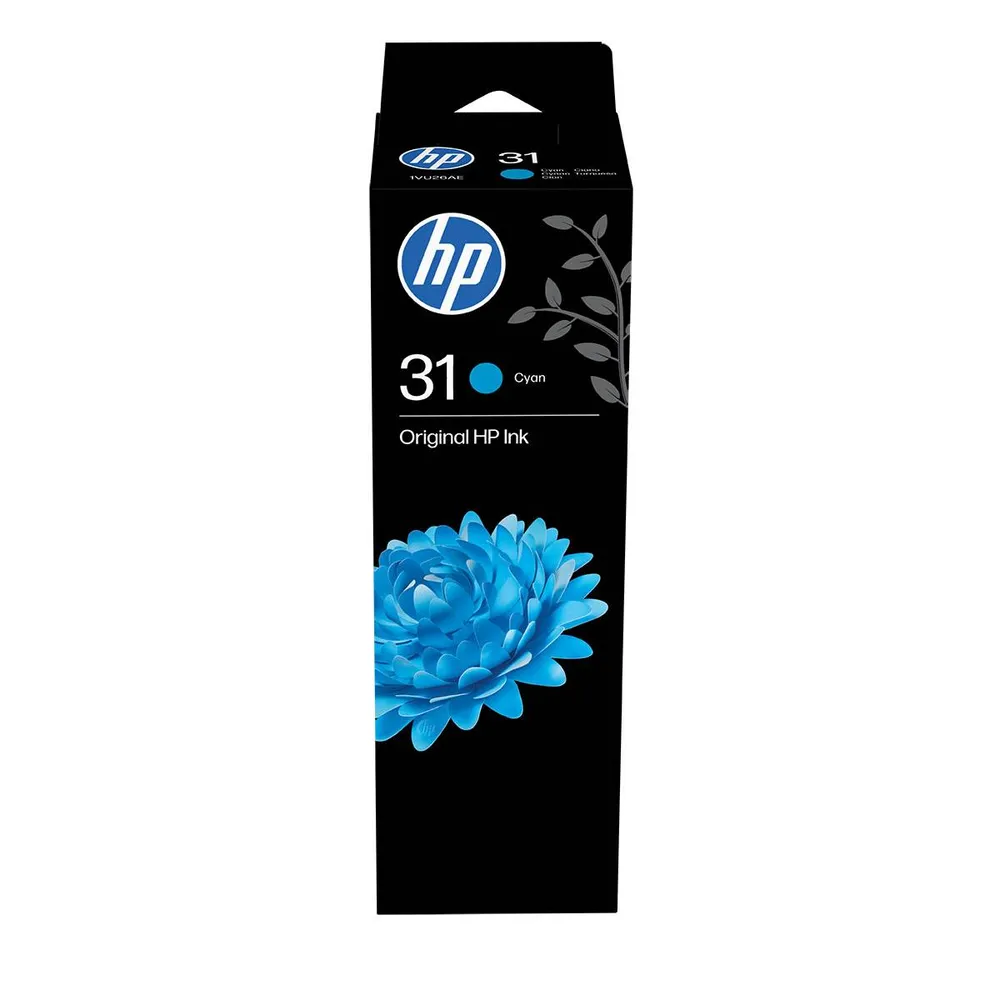 Tinteiro HP Original 31 Ciano