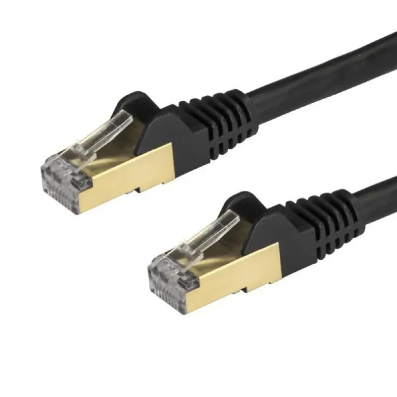 CABLE 0 5M STP CAT6A NEGRO