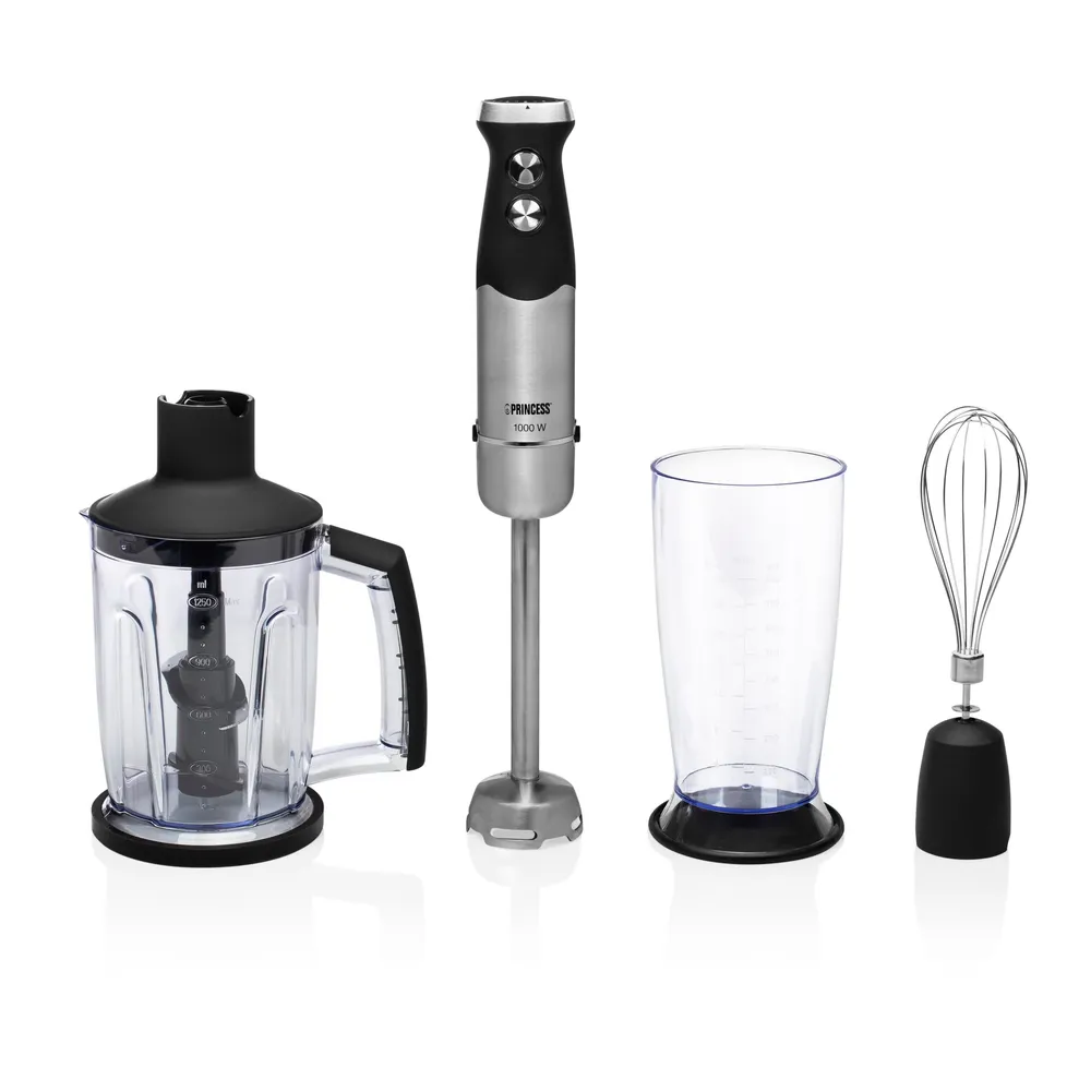 Conjunto Varinha / Picadora e Batedeira 1000W - PRINCESS
