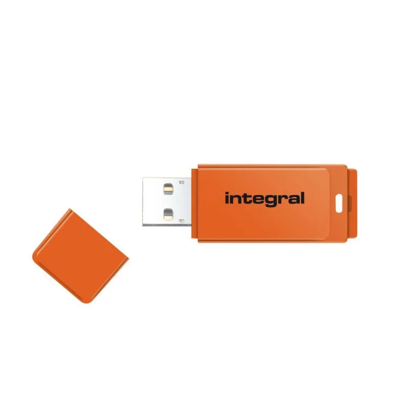 Pen Drive Integral INFD8GBNEONOR 8GB USB 2.0 com tampa