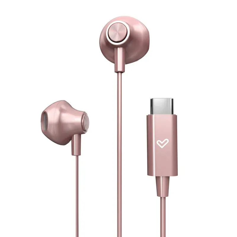 Auriculares Energy Sistem com cabo USB tipo C, microfone e isolamento acústico