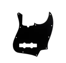 Pickguard Fender Jazz Bass 10 Hole Mount w/ Truss Rod Notch 3-Ply B/W/B