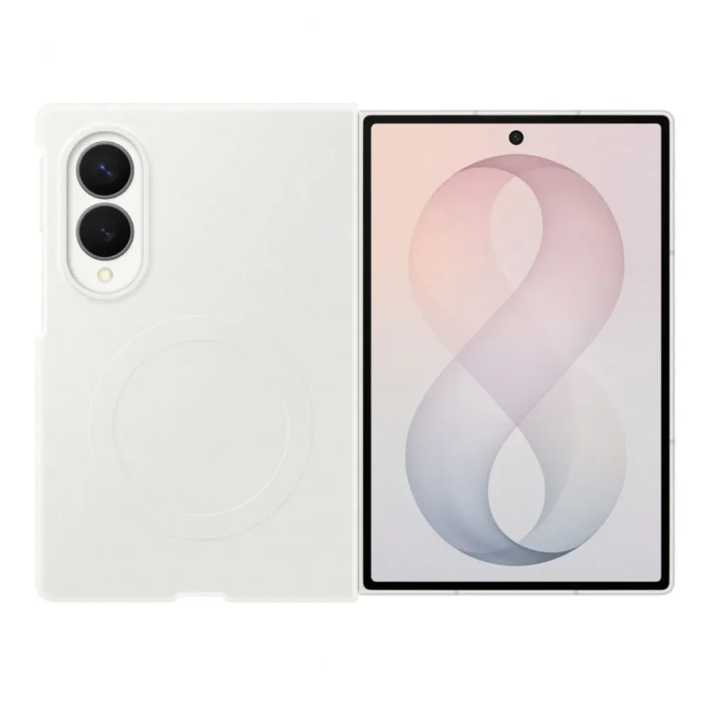 Capa Magnética Silicone Samsung Z Fold8 Creme