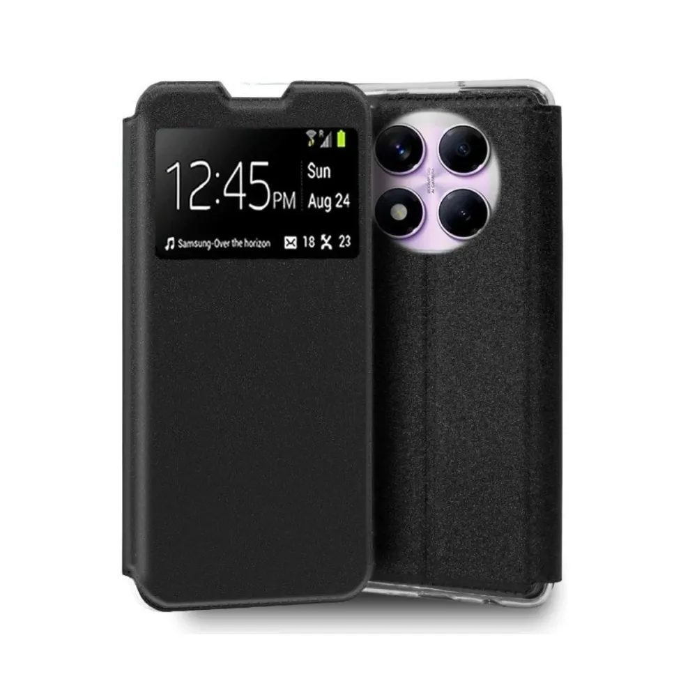 Capa Flip Cover Xiaomi Redmi Note 14 Pro 4G Preta