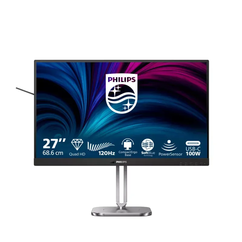 PHILIPS MONITOR IPS 27" QHD HDMI DP USB-C COLUNAS HAS PIVOT 27B2U4601