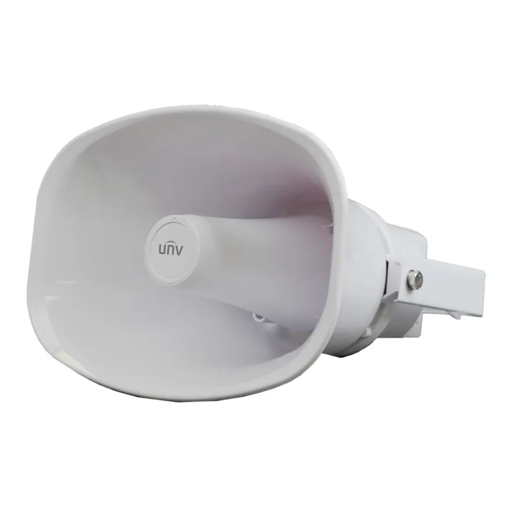 Megafone Uniview Bidirecional 30W 130dBSPL PoE IP66 Branco - UV-IPS302030-S