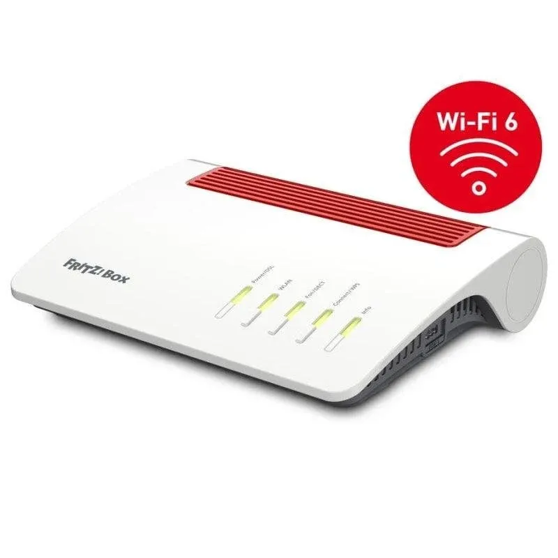 Router Fritz Box 7590 AX Wi-Fi 6 ADSL2+ VDSL 3,6 Gbps Dupla Banda