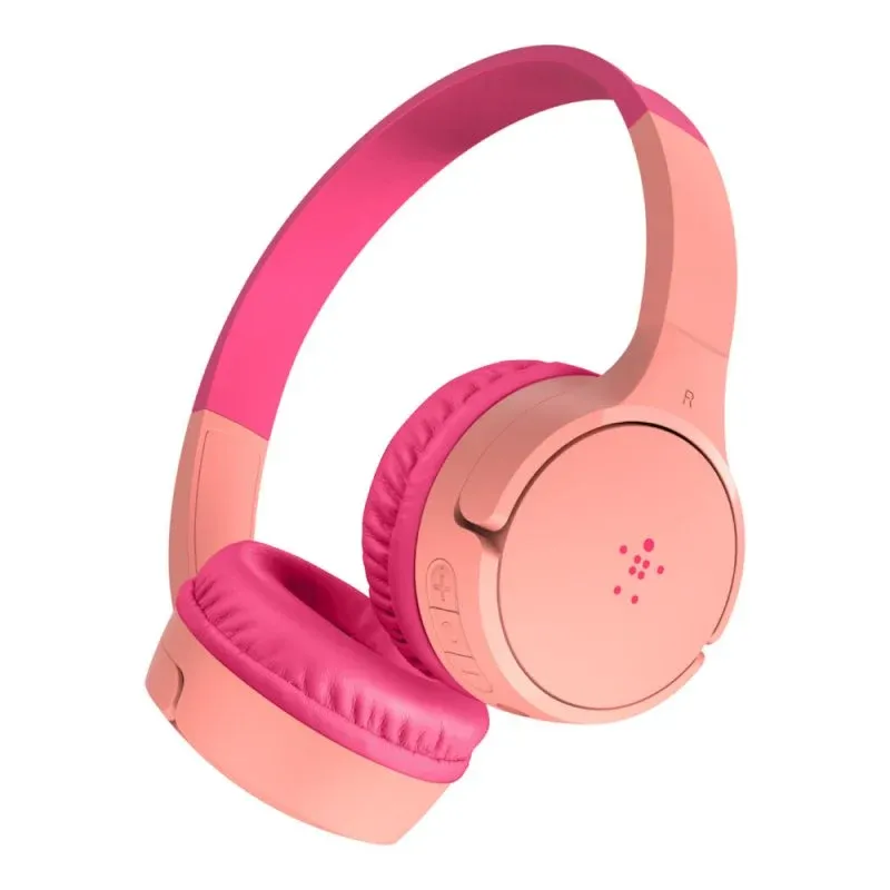 Belkin SoundForm Mini Auscultadores Azul Sem Fios para Criança Rosa