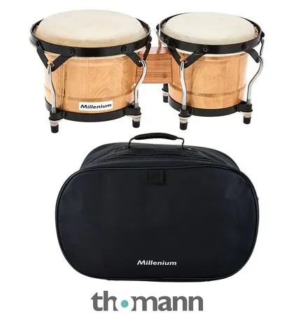 Millenium Bongo Set Natural + Gigbag