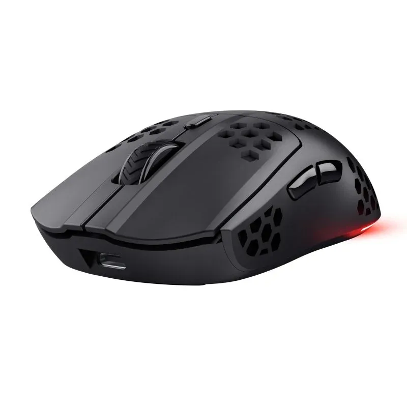 Rato Gaming Wireless Trust GXT 929 Helox 4800 DPI Preto